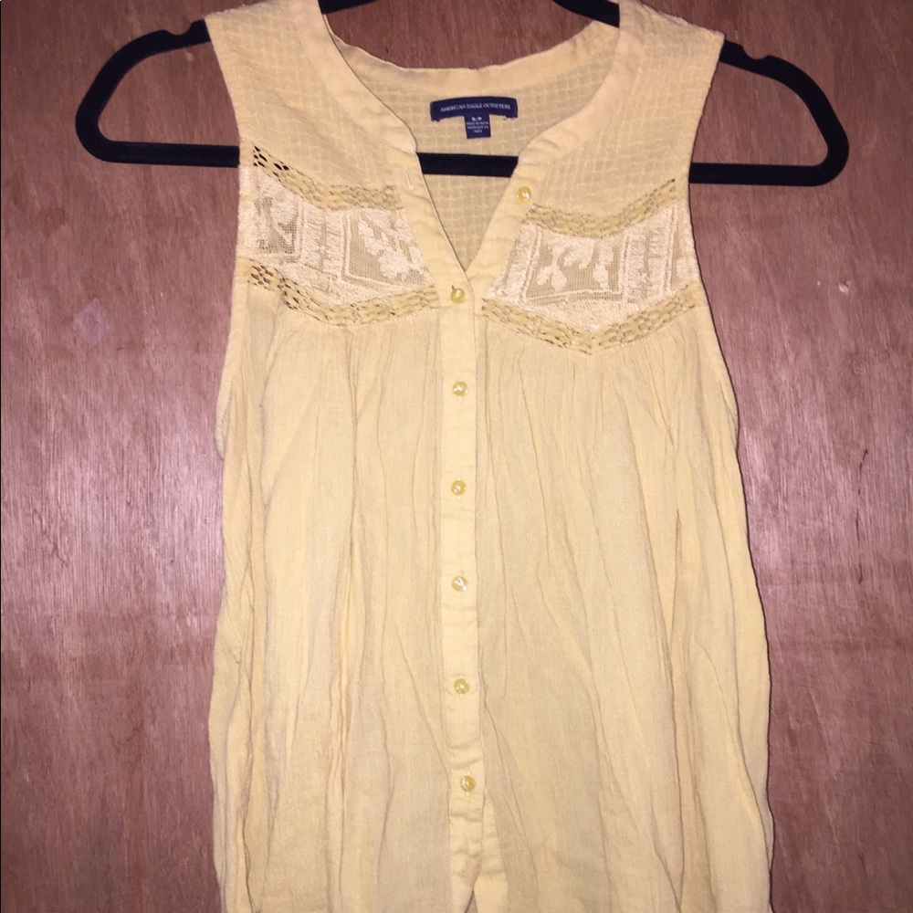 Yellow American Eagle Women’s Blouse